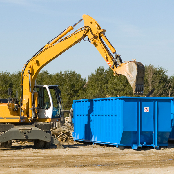 how does a residential dumpster rental service work in Biscay